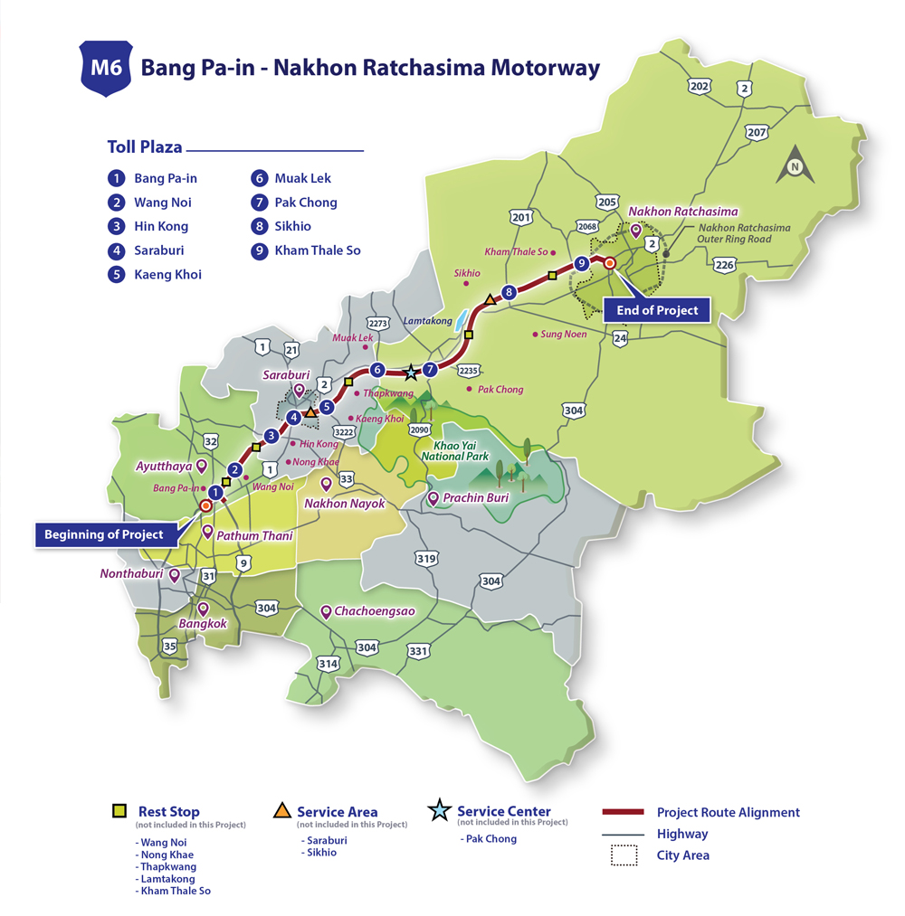 The Bang Pa-In – Nakhon Ratchasima Intercity Project